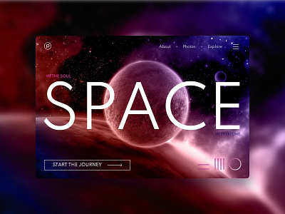 Space color design space ui web