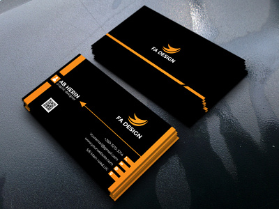 Creative Business card design Template branding clean colorful concept creative design graphic design logo mode modern professional stylish