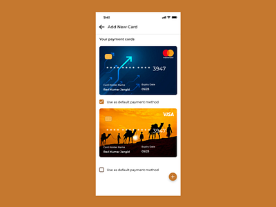 Payment Cards UI