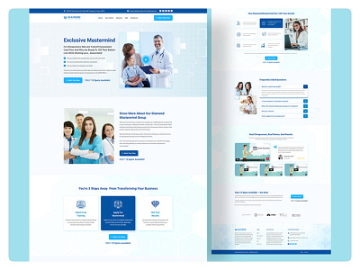 Medical Ui Template design medical medical site medical template template typography ui ui design ux ux design web design web template website