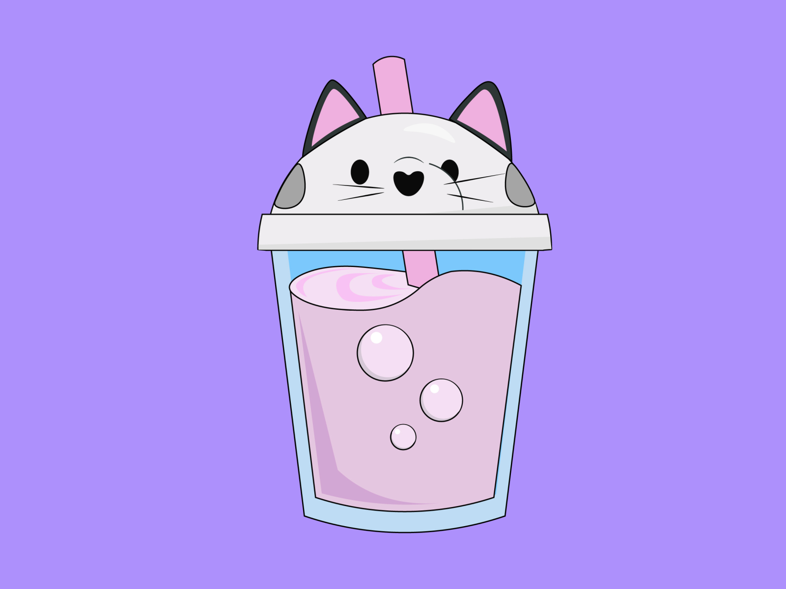 Would you like a glass of catsoda? by Mona on Dribbble