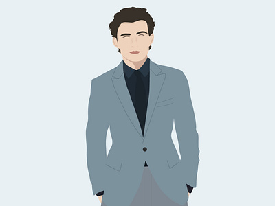 Tom Holland portrait in vector