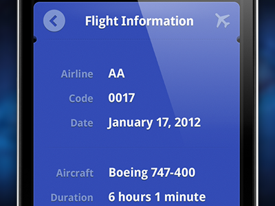 Flight Tracker, Info