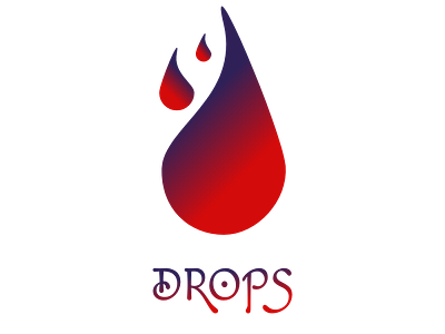 Drops Logo design graphic design logo vector