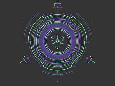 FUI R-028 dark mode dark ui design designer editor fui game optical reticle sci fi tools ui