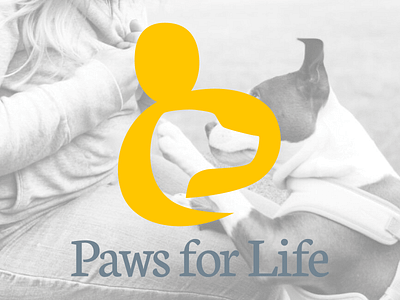 Paws for Life, LLC branding design icon illustration logo