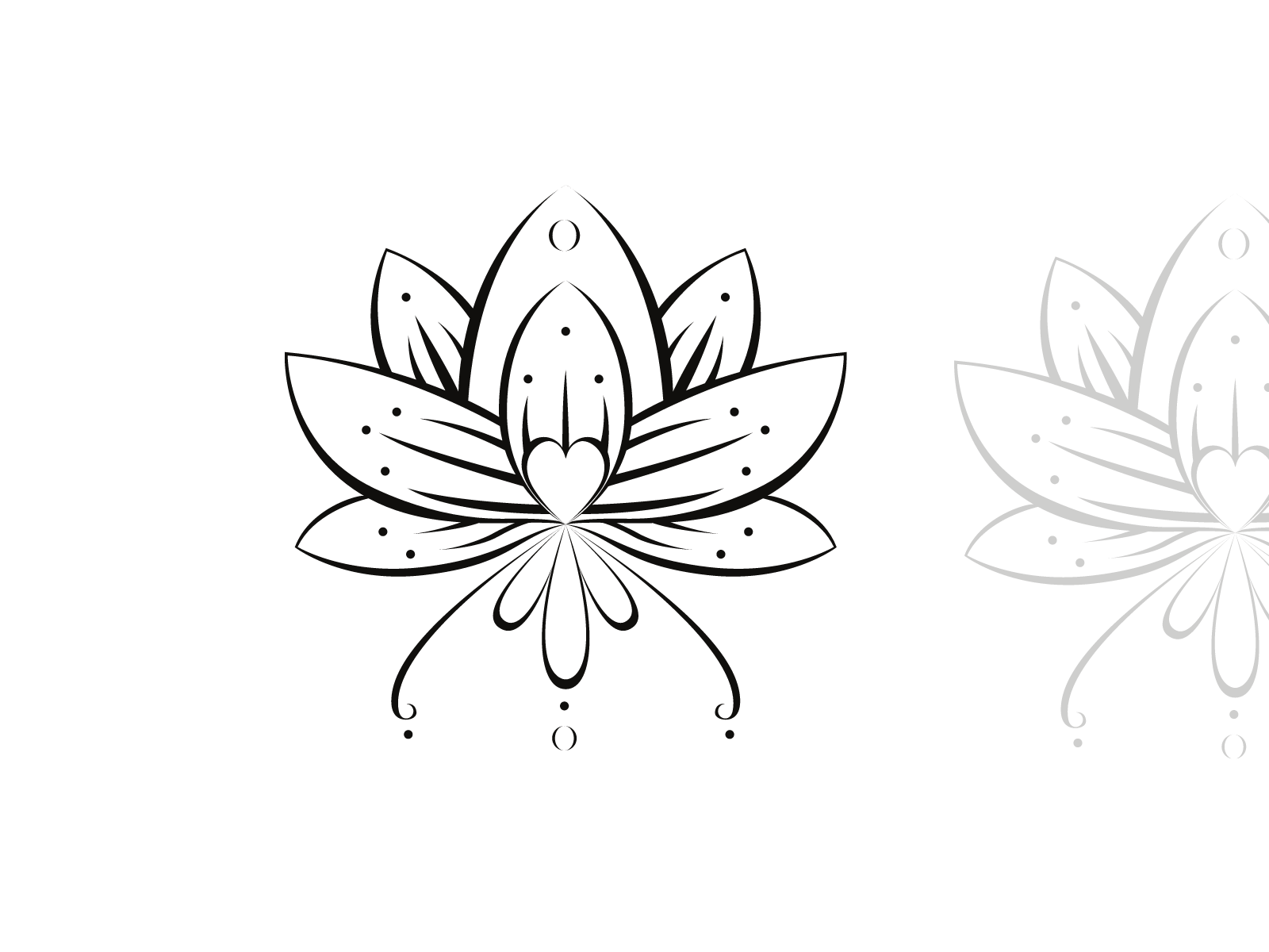 How to draw a lotus flower  Lotus tattoo drawing  YouTube
