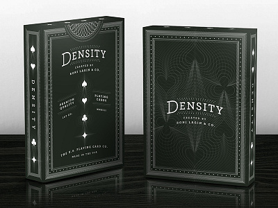 Density Deck — Tuck Case cards clubs diamonds hearts playing cards spades