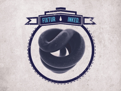 Fixtur Inked. branding design graphic illustration light logo print