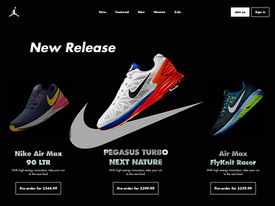 Nike New Release(Redesign)