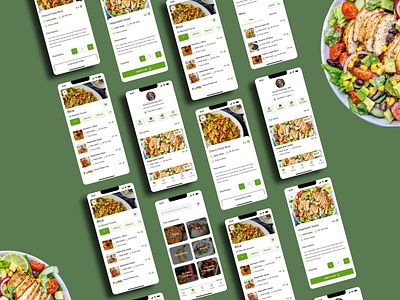 Mayo Food app design product design typography ui ux