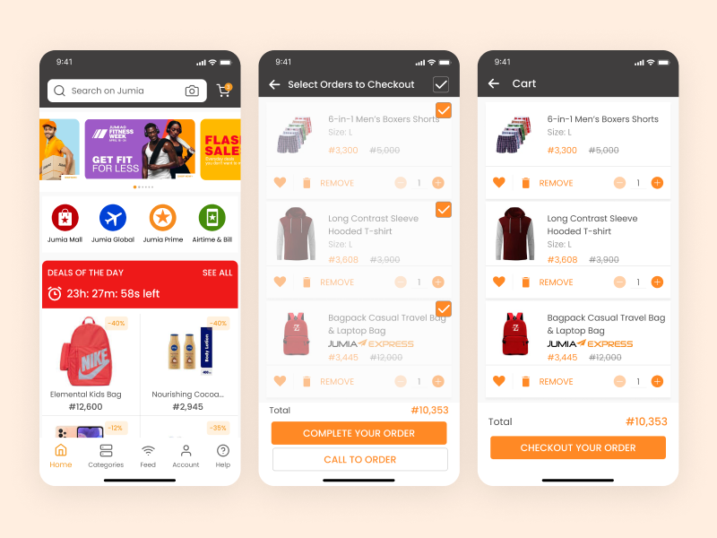 JUMIA APP RE-DESIGN by Denapo Moses on Dribbble