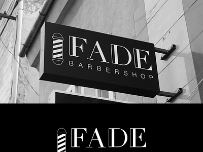 Fade barbershop logo branding graphic design logo logo design logo for barbershop