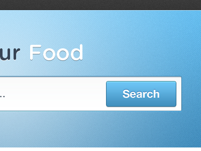 ur Food, and Search blue button dark input search texture ui ux