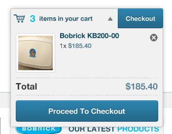 This is the drop down. add to cart blue cart drop down gray grey shopping cart ui ux white