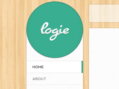 Logie green navigation nevis ui ux wood