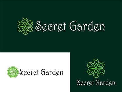 Secret Garden (flower shop) app badge logo branding creativity design flower shop graphic design graphics designer icon illustration logo logo design motion graphics symbols ui vector