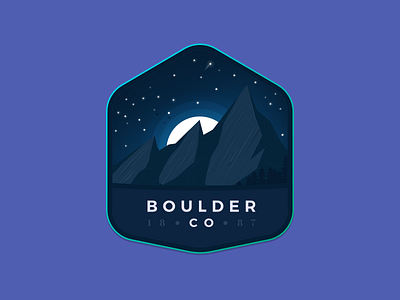 Boulder Flatirons badge boulder colorado flatirons mountains