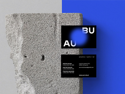 Aurora Bureau architecture branding business card