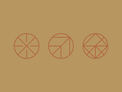 icons abstract cooper gold icon minimal symbol