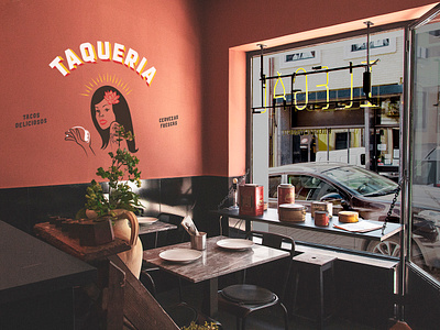 Taqueria Ilegal branding restaurant