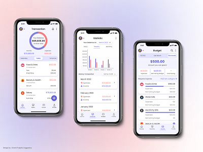 Personal Finance App Design Challenge 2022 app challenge color design typography ui ux