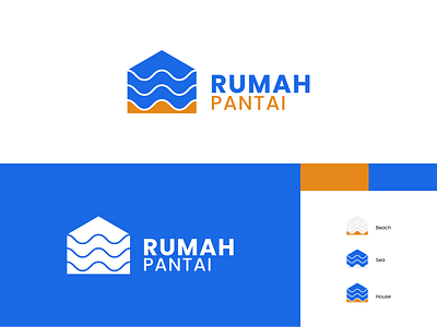 Rumah Pantai Logo Design brand branding design graphic design illustration logo motion graphics simple ui vector