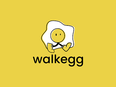 Walkegg Cartoonist Logo Design