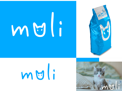 Moli Logo Design brand branding design food graphic design illustration logo motion graphics pet simple ui vector