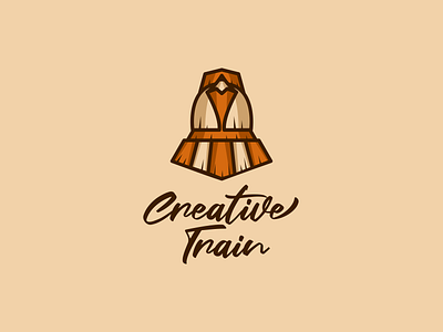 Creative Train Logo Design branding design graphic design illustration logo simple