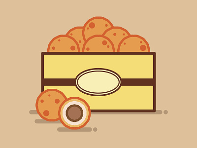 28. Potato Balls - Portos cuban food design food food icon icon icon design illustration los angeles vector vector illustration
