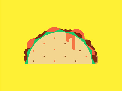 03. Short Rib Tacos - Kogi food icon design la food los angeles mexican food taco taco tuesday vector vector illustration