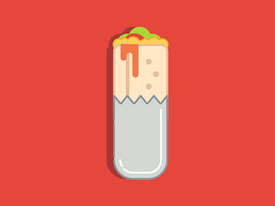 11. Breakfast Burrito - Corner Cottage breakfast burrito burrito eggs food icon icon illustrator los angeles vector vector illustration