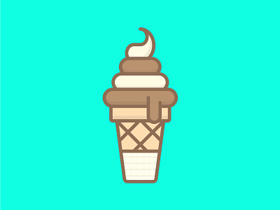 14. Twist Cone - CVT Soft Serve by Danny Meigh on Dribbble