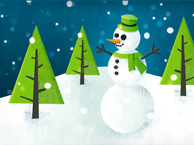 Snowman Illustration being nostalgic illustration snowman