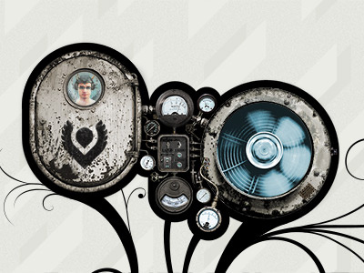 Old Site Header Illustration being nostalgic illustration site header steam punk