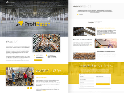 Profi Beton s.r.o. - redesign