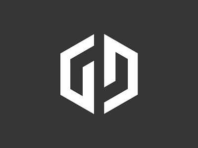 Monogram Letter GD Logo brand branding d design designerclub illustration letter g logo monogram typography ui ux vector wordmark