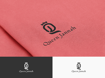 Queen Jannah - Letter QJ Logo arabic argrafis branding design elegan lettermark logo modern propesional simple typography wordmark