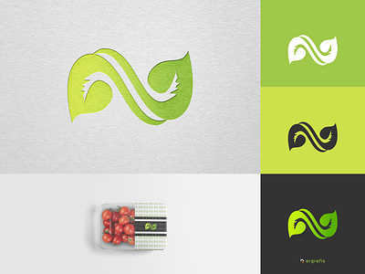 Nature - Letter N Logo argrafis brand cool design eco energy fresh green health initial leaf logo natur typography wordmark