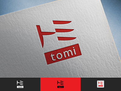 TOMI Logo argrafis brand branding design foodlogo katana logo resturant sword vector