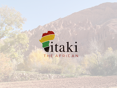 Pitaki Logo african african map argrafis brand branding deer design elephant letter p logo modern typography vector zoo