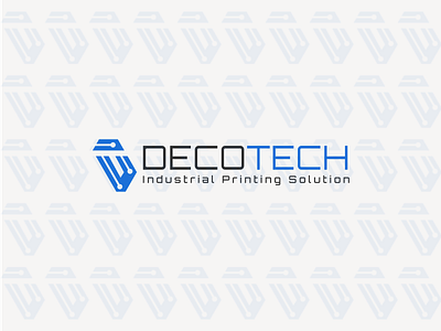 Deco Tech Logo argrafis brand branding company decotech design logo print printing tech typography vector wordmark