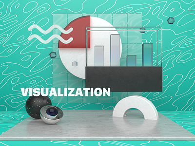 Design System Visualization 02 3d c4d illustration