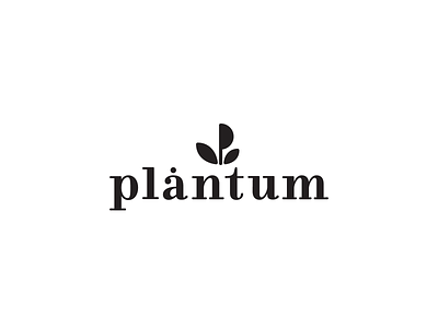 Logo for Plantum logo simple symbol vegetable