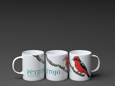 mug bird mug petirrojo product robin white