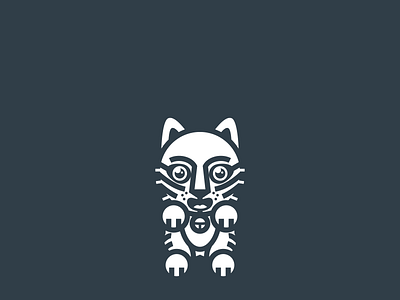 cub cub grey illustration line noblanco tiger white