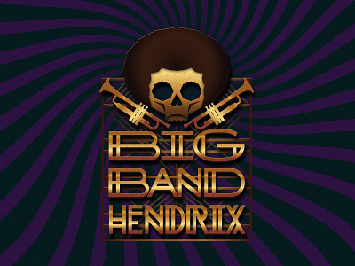 Big Band Hendrix (Final) afro band concert golden hendrix purple skull