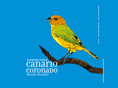 Calendar 2018 04 bird blue calendar2018 illustration noblanco sky green vectors