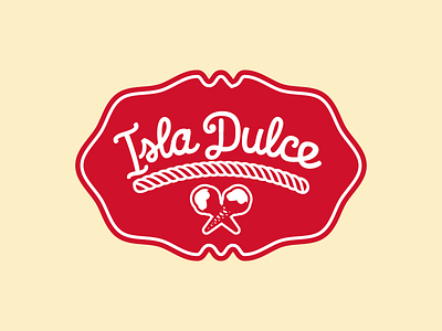 Isla Dulce - Label brand isladulce label logo red white